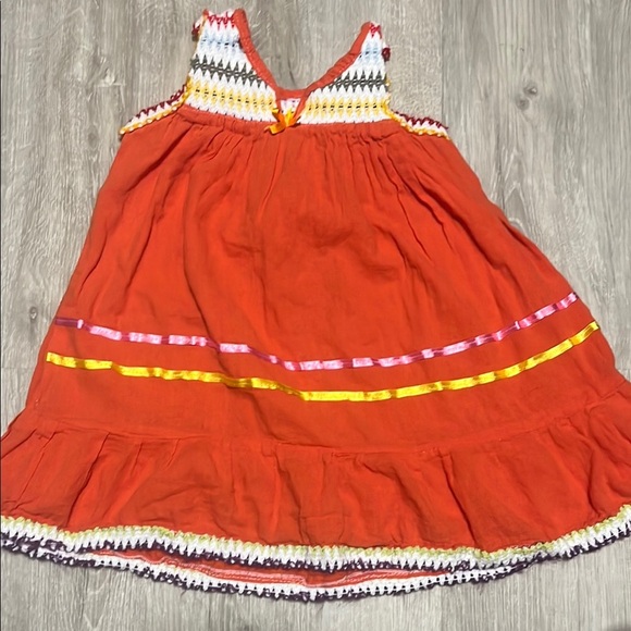 Charming Orange Kids Dress - Picture 1 of 1